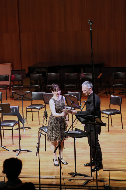 Presentation of the Sydney Conservatorium Centenary Commission Award as a result of winning the 2010 ISCM/IAMIC Young Composer Award. 6th September, 2014.