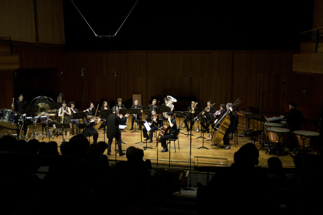 Sydney Conservatorium Commissioning Project - Terra Obscura: Concerto for Saxophone. Premiered by the Sydney Conservatorium Modern Music Ensemble, conductor Daryl Pratt and me as composer-performer.