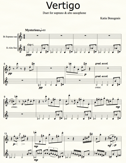Beaugeais's Verti-GO! - Soprano & Alto Sax