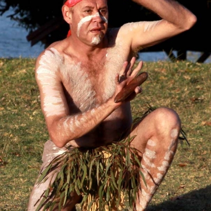 Amazing Aboriginal dancing on the sacred Cabarita Park site.