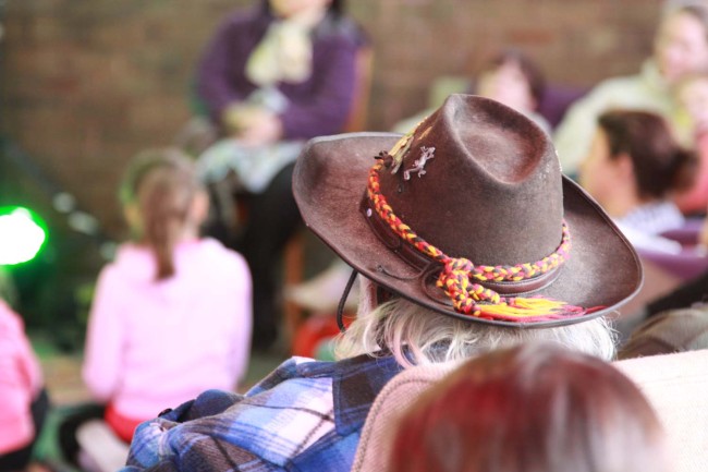 What a great photo! Someone came along with their Akubra hat ! Such a great Australian Icon!