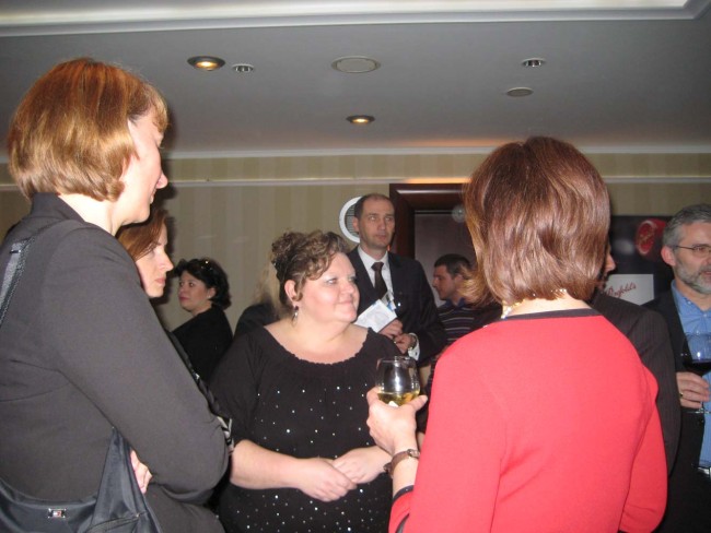 Public Diplomacy and Consular Officer, Dijana Grahovac (centre).