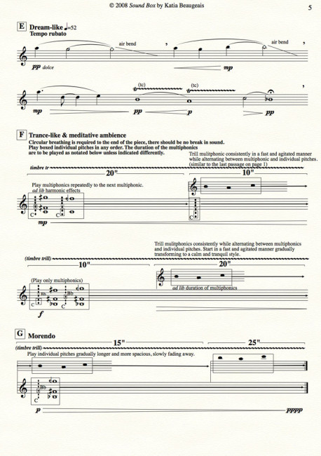 Sound Box for solo soprano sax p.5