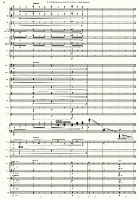 Manifesto pour la Paix for orchestra p.26