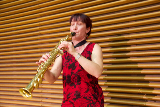 Composer-Saxophonist Katia Beaugeais