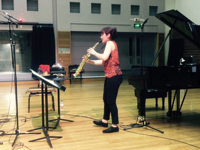 Katia Beaugeais recording - Eugene Goossens Hall.