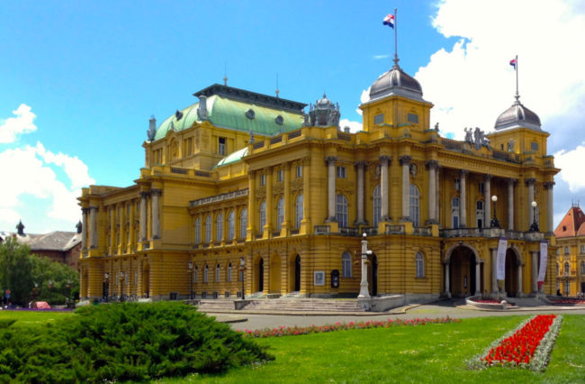 Croatian National Theatre - Premiere of Beaugeais's 'Last Flight of Saint-Ex' for saxophone orchestra. Inspired by Antoine de Saint-Exupéry.