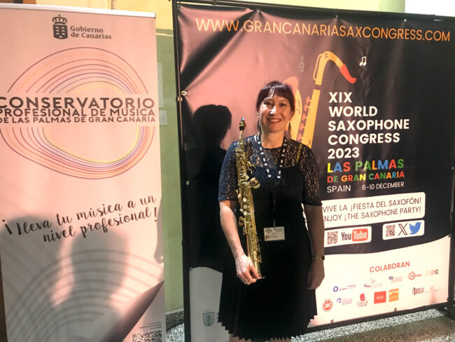 Katia Beaugeais World Sax Congress Las Palmas, Spain