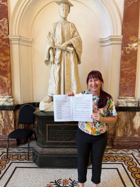June 2025 - Elated after the first rehearsal at Royal College of Music of Elise Hall - We Thank You!